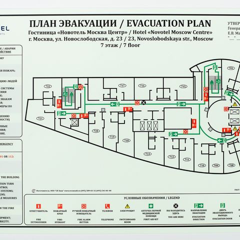 Каким должен быть план эвакуации
